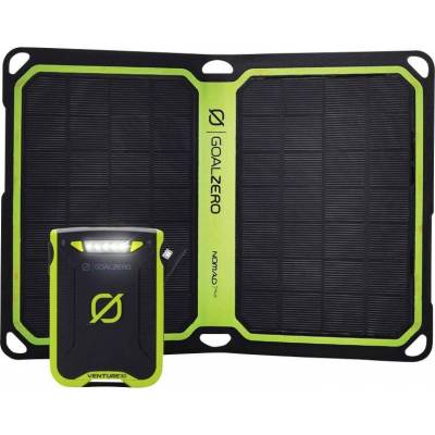Kit Venture 30 Solar Powerbank + Nomad 7 draagbaar Zonnepaneel  
