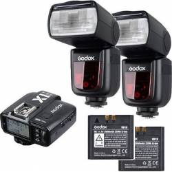 Godox Speedlite V860II Canon Duo X1 Trigger Kit 