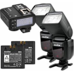 Godox Speedlite V860II Canon Duo X2 Trigger Kit 