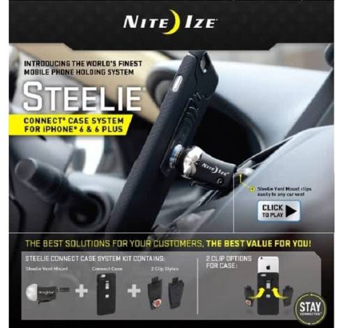 Nite Ize Steelie Connect Case for Iphone 6+ & 6S+ STCNTI6P-01-R8  Steelite