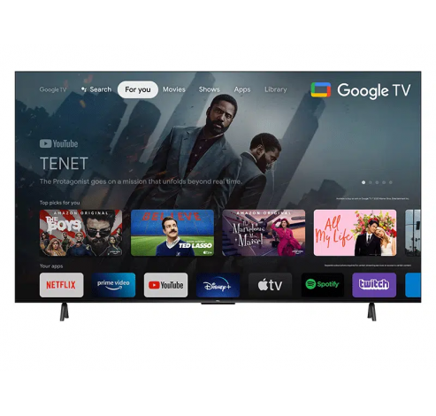 75P635 4K HDR TV? met Google TV  TCL