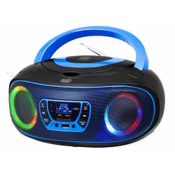 trevi CMP-583 BLUE boombox CD/DAB/USB/RGB blauw 