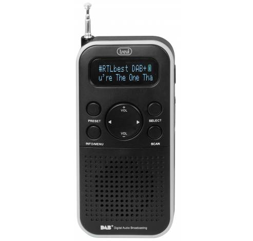DAB-7F90-R DAB-radio portable noir  trevi