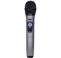 EM-401-R draadloze microfoon + 63 mm jack ontvanger zwart/zilver 