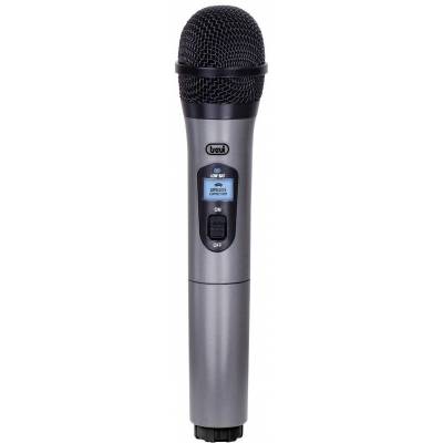 EM-401-R draadloze microfoon + 63 mm jack ontvanger zwart/zilver  trevi