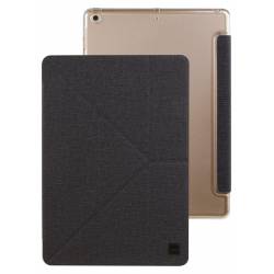 Uniq iPad 97" (2018) hoesje yorker kanvas obsidian knit zwart 