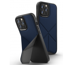 iPhone 14 Plus hoesje Transforma MagSafe blauw Uniq