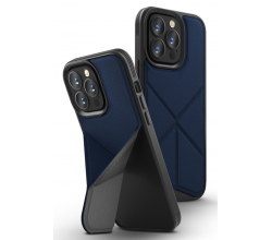 iPhone 14 Pro hoesje Transforma MagSafe blauw Uniq