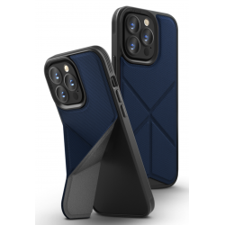 Uniq iPhone 14 Pro hoesje Transforma MagSafe blauw