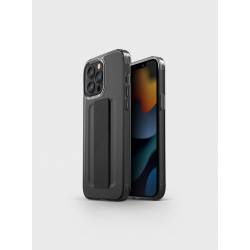 Uniq iPhone 14 Plus hoesje Heldro Flexgrip grijs 