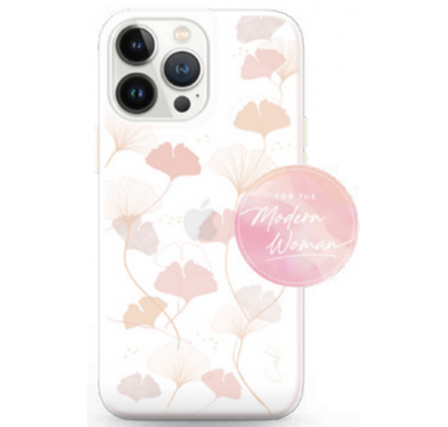 iPhone 14 Plus hoesje Meadow spring pink  Uniq