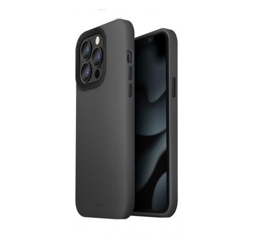 iPhone 14 Pro hoesje Lino Hue MagSafe anti-vingerafdruk grijs  Uniq