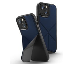 iPhone 14 hoesje Transforma MagSafe blauw Uniq