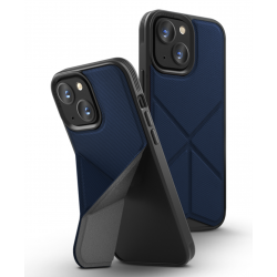 Uniq iPhone 14 hoesje Transforma MagSafe blauw