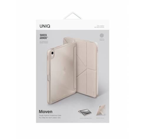 iPad Air 109" (2020/2022) hoesje Moven beige  Uniq