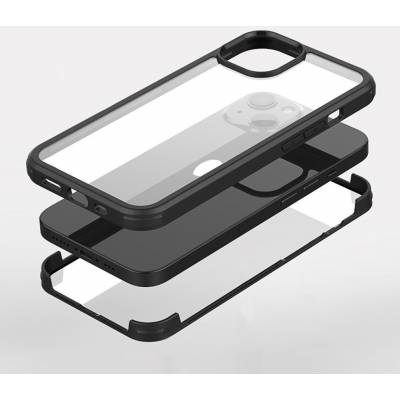 Full Cover Tempered Glass Bumper iPhone 13 mini black 