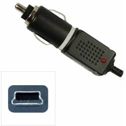 Xccess Autolader Mini USB 1 Meter 1A - Zwart 