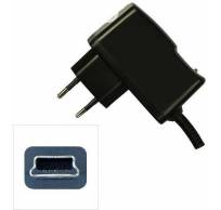 Oplader Mini USB 1 Meter 0.8A - Zwart 