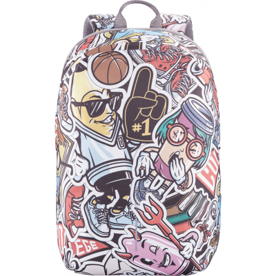 BOBBY SOFT ART ANTI-THEFT BACKPACK, GRAFFITI - LIMITED EDITION  XD Design