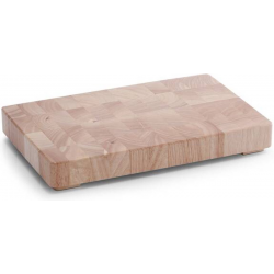 Zeller Hakblok Rubberwood 42X27X5.5cm