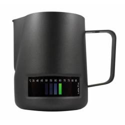 Latte Pro Latte Pro melkkan 48 cl Zwart met temperatuur indicatie 