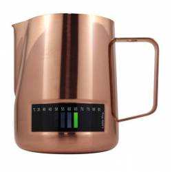 Latte Pro Latte Pro melkkan 48 cl Koper met temperatuur indicatie 