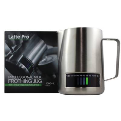 Latte Pro melkkan 60 cl RVS met temperatuurindicatie  Latte Pro