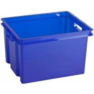 Crownest Box 30l Bleu Laser 42.6x36.1x26 Cm 