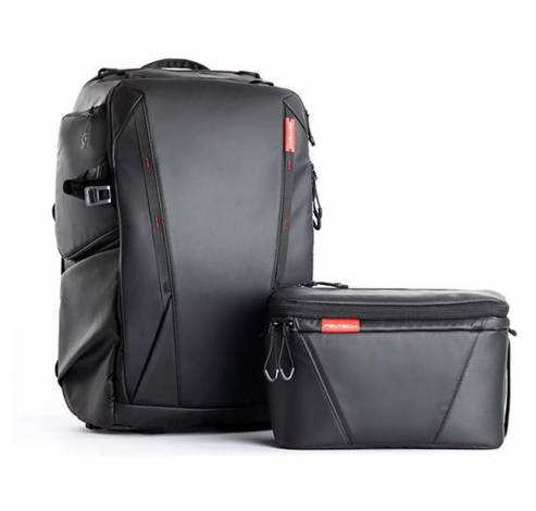Onemo Backpack 25l w/ Removable Schoudertas Black  Pgytech