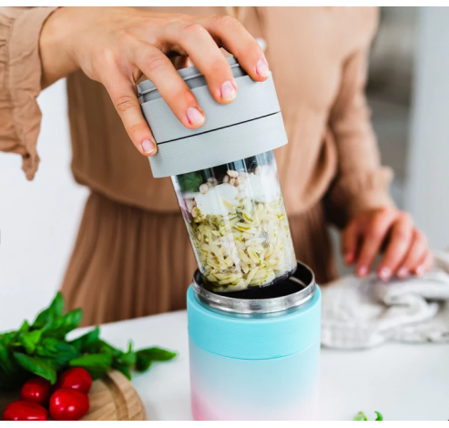 Micro Compartment 400ml Micro compartment to add on your Bora food Jar. Only fits Bora 600ml! Use the compartment to heat up or storage food. Can go directly into the microwave. Grey  Kambukka