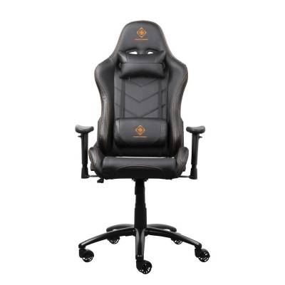 GAM-052 gaming stoel PU leer met nek- en rugkussen zwart  Deltaco
