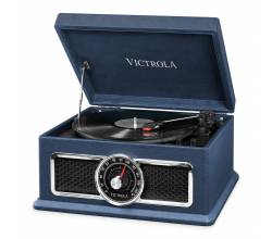 VTA-810B-BLU-EU Victrola Plaza Music Ctr blauw leder Victrola