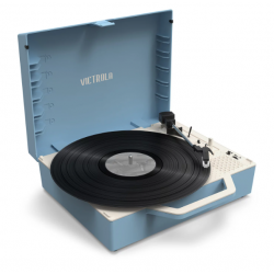 Victrola VSC-725SB-LBL-INT Re-Spin Sustainable BT Suitcase Record Player blauw
