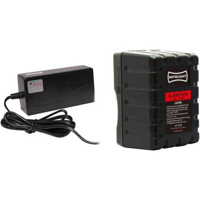 310 WH V-Mount Battery And D-Tap Charger Bundle 