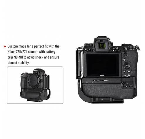 L-Plate For Nikon Z6II/Z7II w/ Grip (PNLZ6IIG)  Sunwayfoto