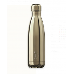 Chilly's Isoleerfles Chrome Gold 500ml 