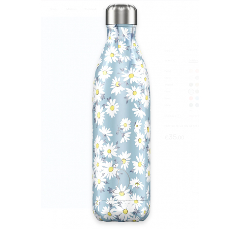 Isoleerfles Florale Daisy 750ml  Chilly's