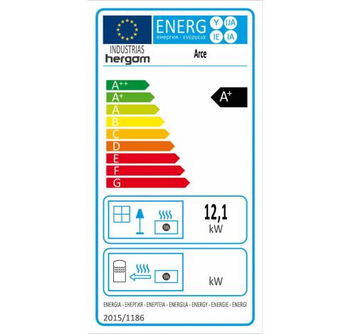 Poêle à bois Hergom Arce avec four - Poêles á Bois Online