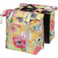 Fietstas dubbel Bloom Field yellow MIK 28-35L 