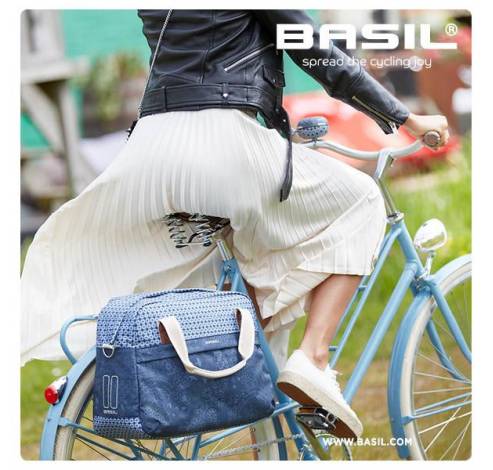 Bohème - fietsschoudertas - enkele fietstas - 18 liter - charcoal  Basil