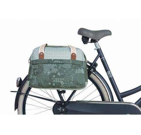 Bohème - fietsschoudertas - enkele fietstas - 18 liter - groen  Basil