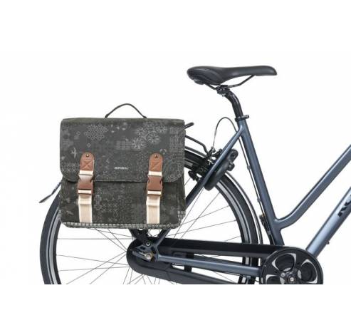 Fietstas dubbel Boheme charcoal MIK 35L  Basil