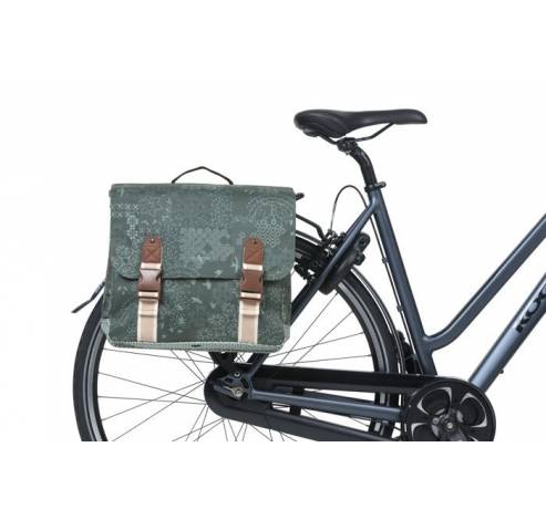 Fietstas dubbel Boheme  forest groen MIK 35L  Basil