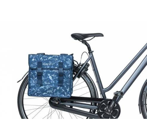 Fietstas dubbel Wanderlust indigo blauw 35L  Basil