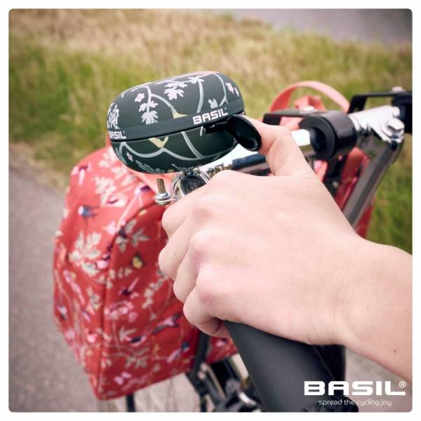 Basil Wanderlust - fietsbel - 80 mm - zwart