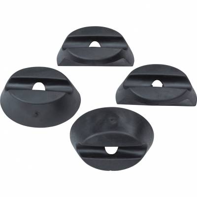 Buddy - rubberen ring voor Basil Buddy koepel – 4 stuks - zwart 