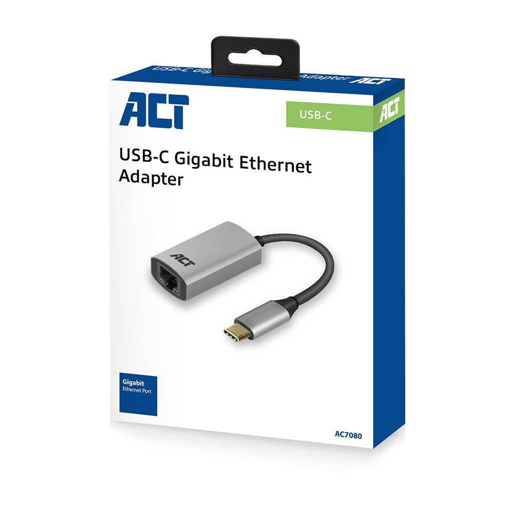 Act USB-kabel USB-C naar gigabit netwerkadapter