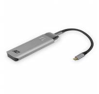 M.2 NVMe USB-C SSD-behuizing, aluminium, USB 3.2 Gen2 