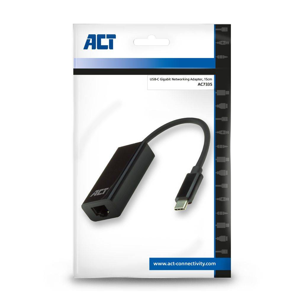 Act Adapter USB USB-C Gigabit Netwerkadapter