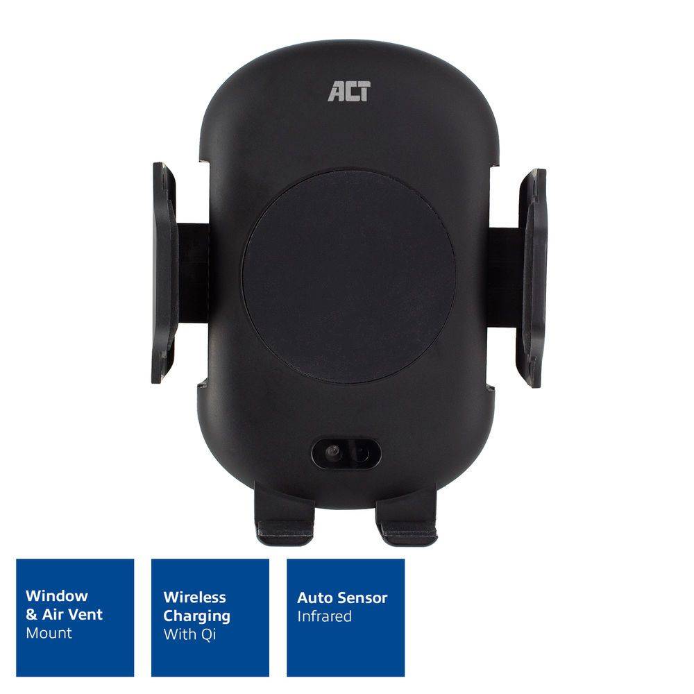 Act Monitorstand/Arm Automatische smartphone autohouder met draadloos opladen